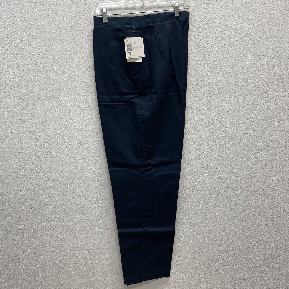 Liz Claiborne Liz Sport 16 Womans Pants NWT Flat Front Vintage Chino Business